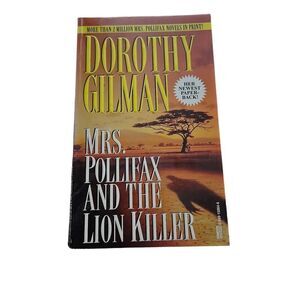 Mrs. Pollifax and the lion killer by Dorothy Gilman fawcett crest books isbn 044